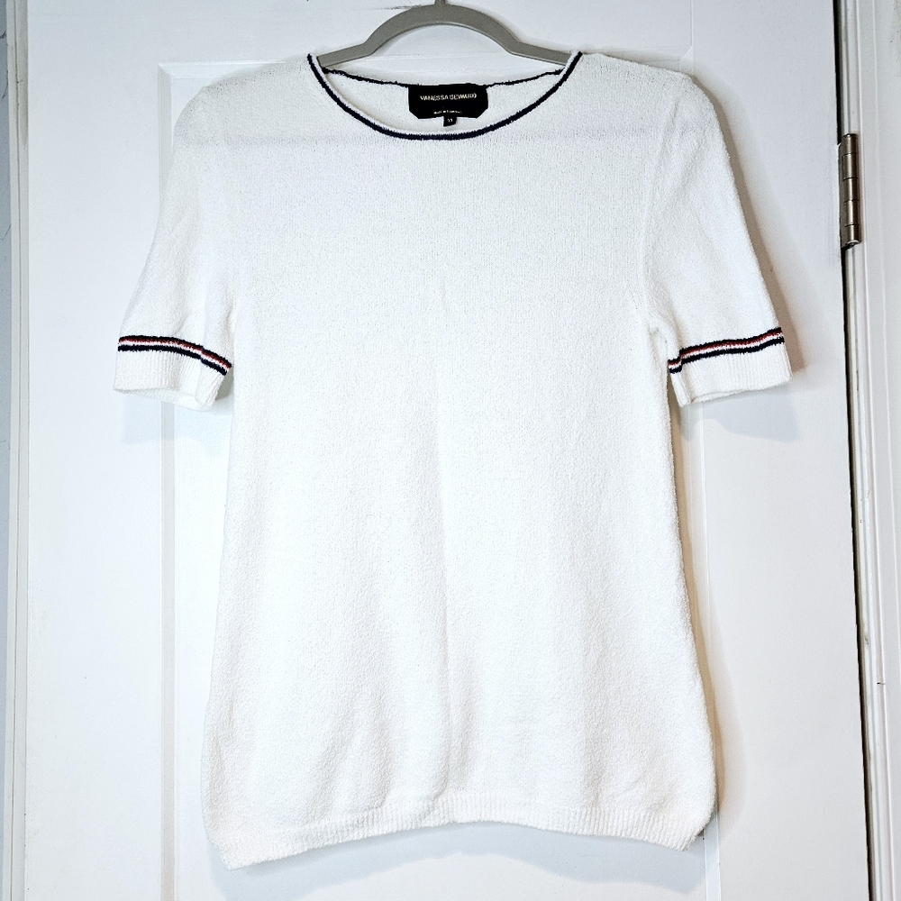 Vanessa Seward Short Sleeve Terry Top